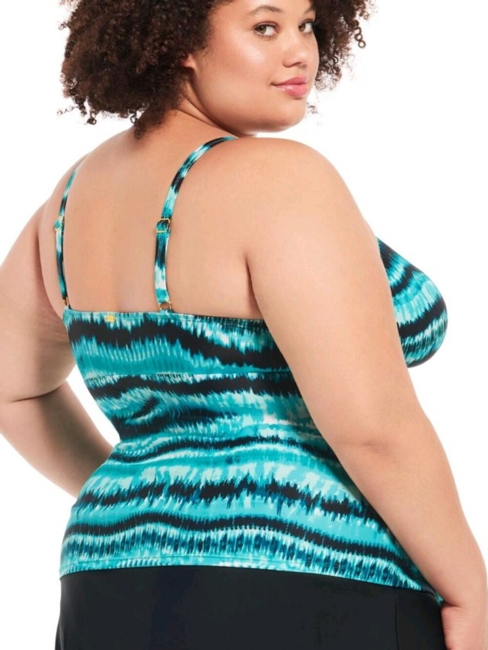 Krista Plus Shape Solution Bust Enhancer Tankini Top – Size 1X NWT - Picture 3 of 8